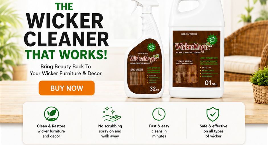 Wicker Magic — the wicker furniture cleaner that works